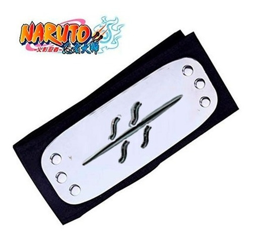 Imagen 2 de 2 de Bandana Vincha Naruto - Aldea Niebla - Acero Inoxidable