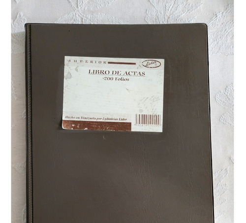 Libro Actas Linea Superior 200 Folios