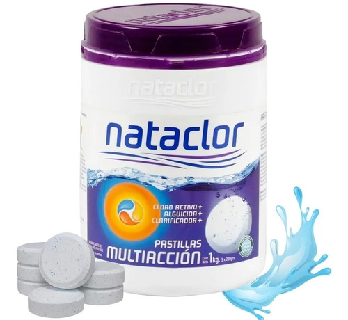 Pastillas Cloro Triple Accion Multiaccion 200gr 1kg Nataclor