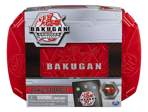 Bakugan, Estuche De Almacenamiento De Baku Con Dragonoid Col