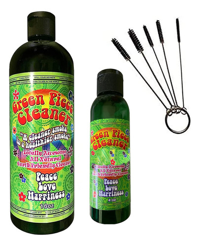 Green Piece Cleaner 16 Oz  Tamaño De Viaje Libre  4 .