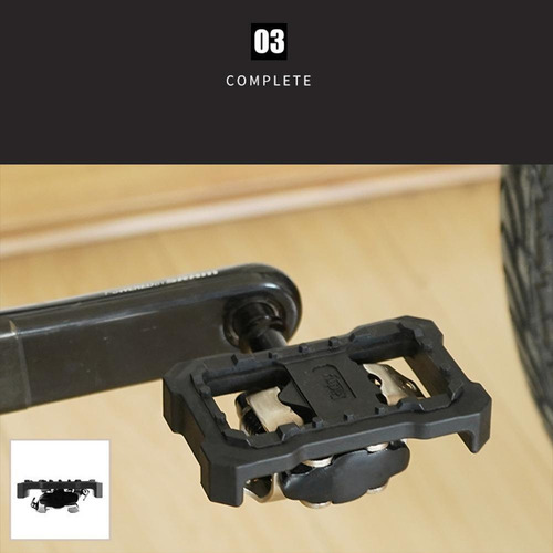 Adaptador De Plataforma Plana De Nailon Con Pedal Sin Clip P