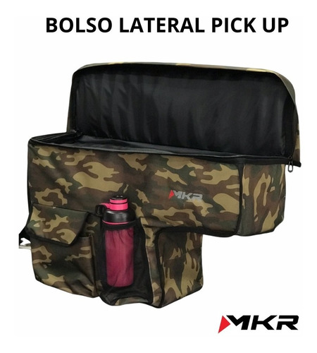 Bolso Lateral De Lona Camioneta Mkr Toyota Hilux. Camuflado