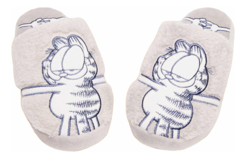 Pantuflas Garfield Gris Mujer Ws