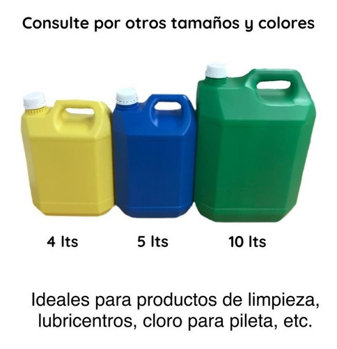 Imagen 8 de 10 de Bidones Plasticos 5 Litros Nuevo Color Rec X 30 Un