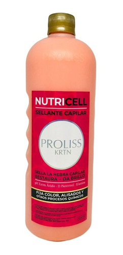 Sellante Nutritivo O Crema Ácida - Cruelty Free - Proliss