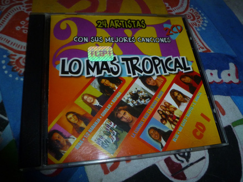 Lo Mas Tropical -varios Artistas Cd 1- Excelente -