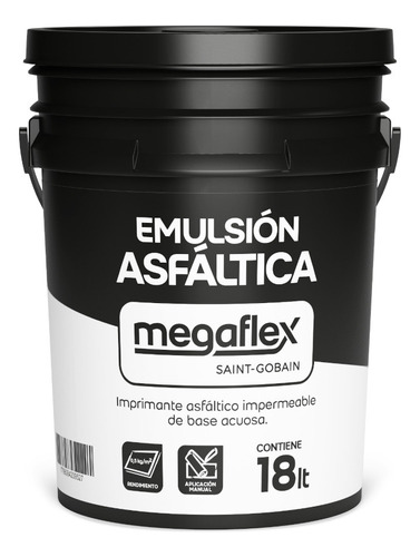 Emulsion Asfaltica Base Acuosa 18 Kg Megaflex