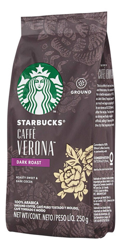 Café Torrado e Moído Starbucks Caffè Verona Pacote 250g
