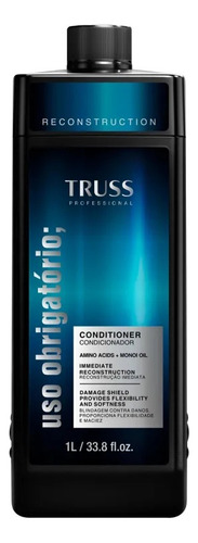 Truss Uso Obrigatório - Shampoo 1l + Condicionador 1l + Pump