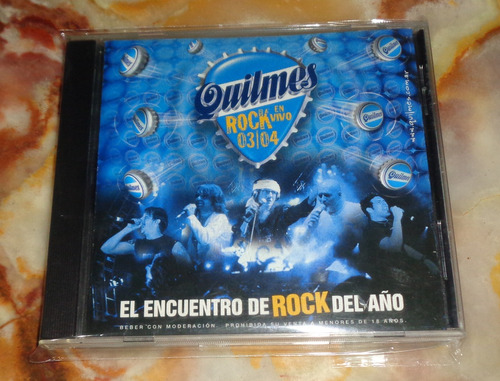 Quilmes Rock En Vivo 03 / 04 El Encuentro De Rock Del Año Cd