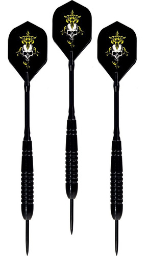 Jogo De Dardos Profissional 22g - Black Skull D3