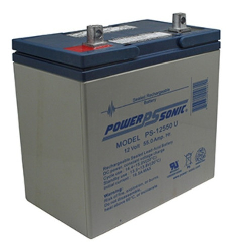 Bateria Recargable 12v / 55ah Powersonic Term.u Ps 12550u