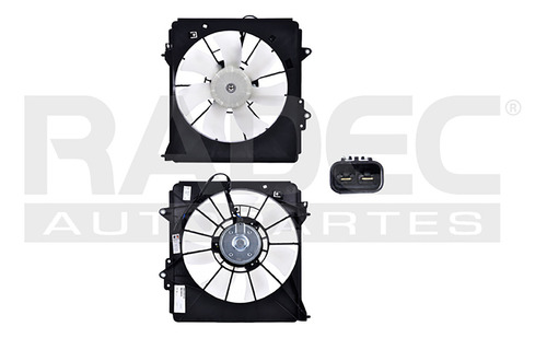 Motoventilador Honda Fit 09-14 Aut P/aire Ac Sencillo