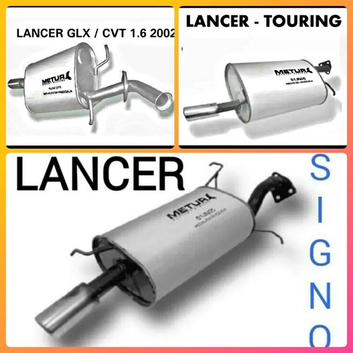 Silenciador Mitsubishi Lancer / Touring / Signo