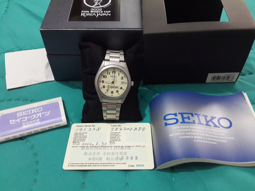 Reloj Seiko Mod 7n42 Mundial Corea Japon Numerado Acero Inox (Usado)