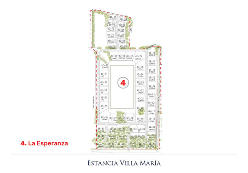Venta Lote De 3.239m2 - Estancia Villa Maria - Barrio La Esperanza