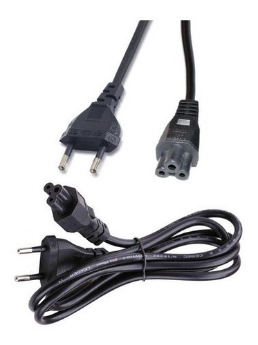 Cable Fuente Poder Tipo Trebol Pc Cargador 1.5 Mts Cables