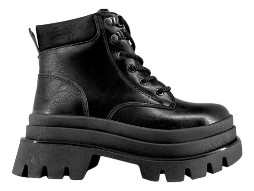 Borcego Bota Plataforma Tractor 886 P Mujer Dama Urbana 