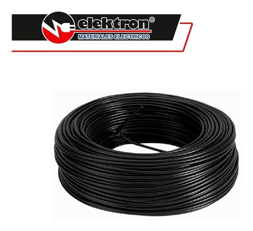 Imagen 5 de 8 de Caja 100 Mts Cable Iusa Negro Thw Cal 14 Awg 100% Cobre