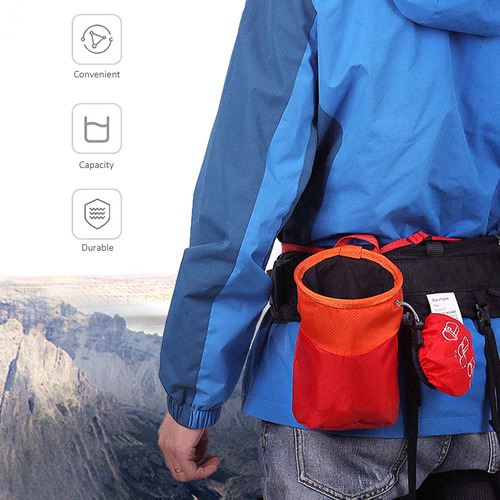Bolsa De Tiza De Magnesio Para Escalada En Roca Y Boulder