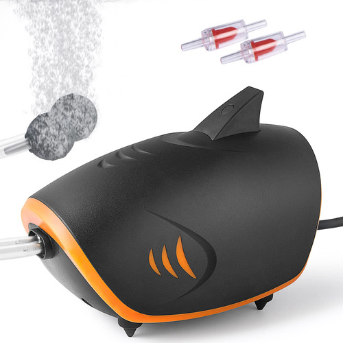 Bomba De Aire Para Acuarios Hitop Black Shark, 4 W, 110 Gph,