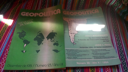 Lote De 7 Revistas Geopolitica  Doctrina Nacional  Envios