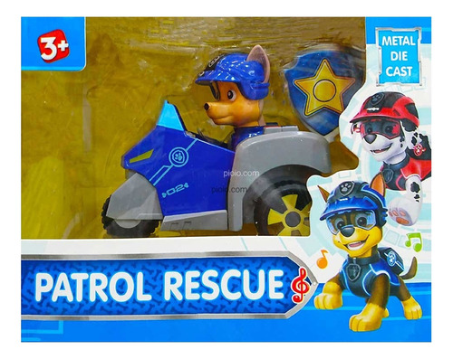 Paw Patrol Juguete  - Vehículos 13 Cm. Con Luz Y Sonido