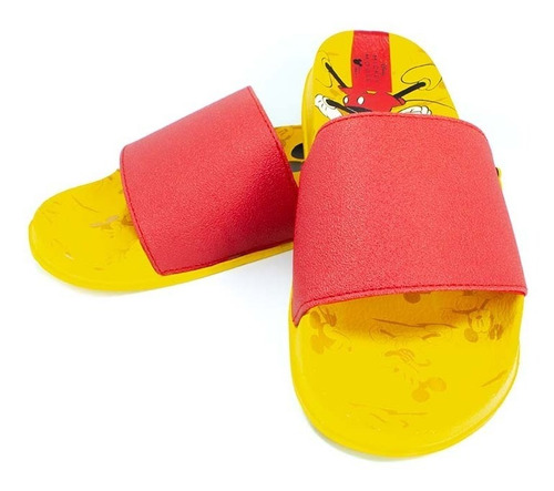 Imagen 2 de 4 de Sandalias Mkacss22040 Amarillo Disney Moletto
