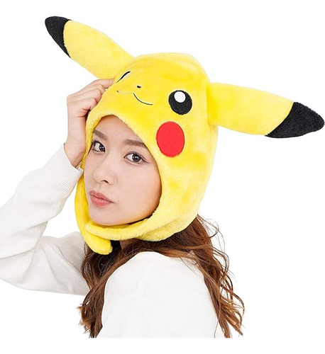 Sombrero Kigurumi Pikachu Gorro Para Disfraz Tamaño Adulto