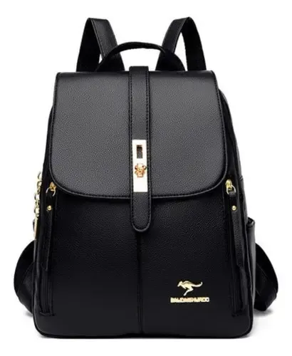 Bolsa De Costas Couro Social Feminina Elegante Reforçada Top Cor ...