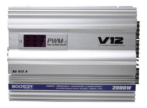 Modulo Booster 2000w Rms C/ Crossover Ñ Stetsom Banda V12