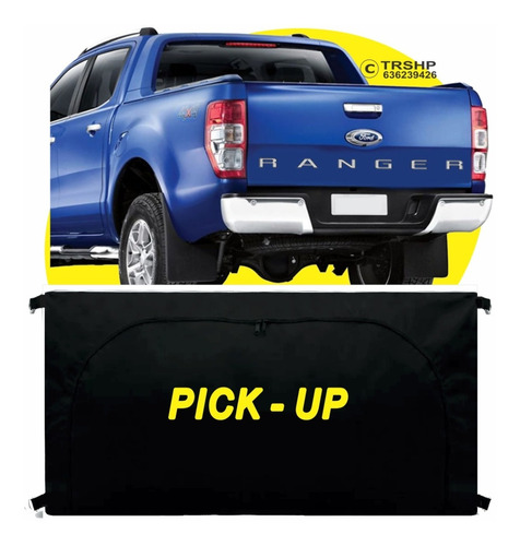 Bolsa Mala Caçamba Pick ' Up Ford Ranger * 360lt Preta -