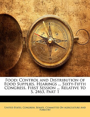 Libro Food: Control And Distribution Of Food Supplies. He...