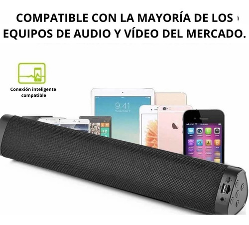 Imagen 3 de 4 de Barra De Sonido Inalámbrica Parlante Bluetooth Soundbar A15