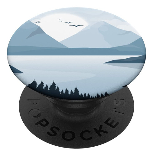 Arte Paisaje Lago Popsockets Popgrip Intercambiable