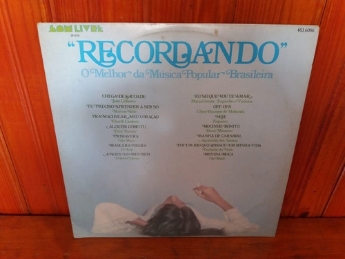 Lp Recordando - O Melhor Da Musica Popular Brasileira