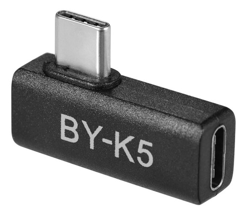 Adaptador adaptador de 1 Usb-c macho macho a 1 USB-C Hembra hembra Boya BY-K5 ADGRBDJ CBLSS CBLSADFI negro de 0m