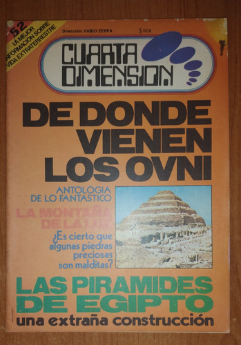 Revista Cuarta Dimensión N°52 Abril De 1978