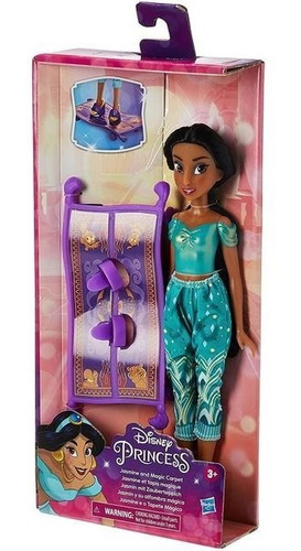 Muñeca Jasmin Y Su Alfombra Magica - Disney Princess Hasbro