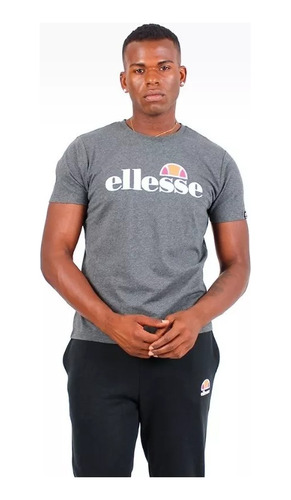 Polera Ellesse Prado Color Gris Oscuro De Hombre