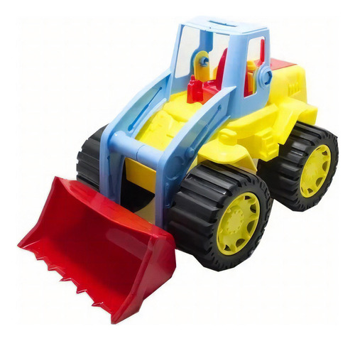 Tractor De Plástico Infantil Grande 36 Cm X23 Cm X23 Cm Yuyu