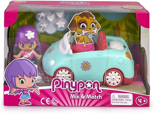 Pinypon Vehiculo Figura Con Auto Moto Side Car Oficial Lelab