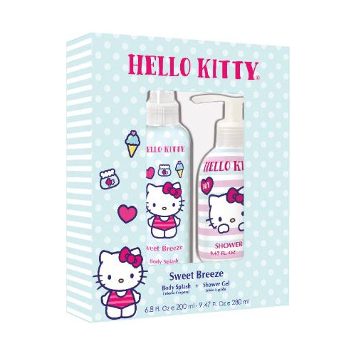 Set Hello Kitty Breeze Body Splash 200ml + Shower Gel 280ml