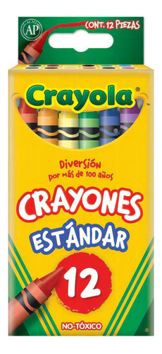Crayones Crayola Estandar Redondos 5 Cajas Con 12 Piezas C/u