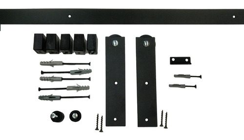 Kit Para Puerta Granero Corrediza Colgante Herrajes X 1,80