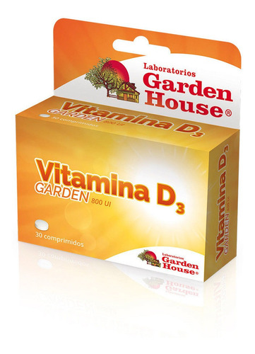 Garden House Vitamina D3 800 Ui X 30 Comprimidos