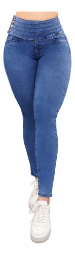 Jeans Dama Pantalones Mujer Levanta Pompa Maxi-pushup