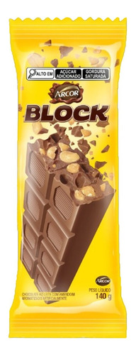 Chocolate Chock Block C/ Amendoim Barra 300g