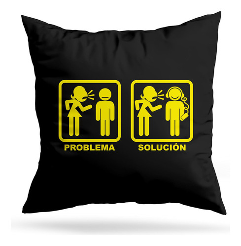 Cojin Deco Problema - Solucion (d0906 Boleto.store)